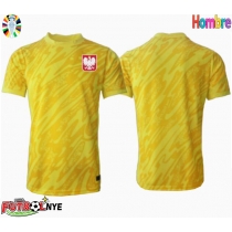 Camiseta Polonia Portero Primera Equipación Eurocopa 2024 manga corta